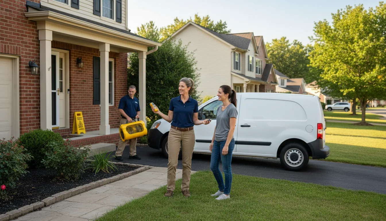 Residential water damage restoration in Nordman, ID
